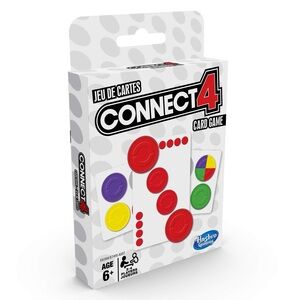 Connect 4 Card Game for Kids Ages 6 and Up 2-4 Players 4-in-A-Row Game BNIB